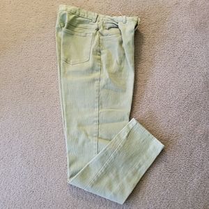 Mint Green Ladies straight leg Jeans Size 14